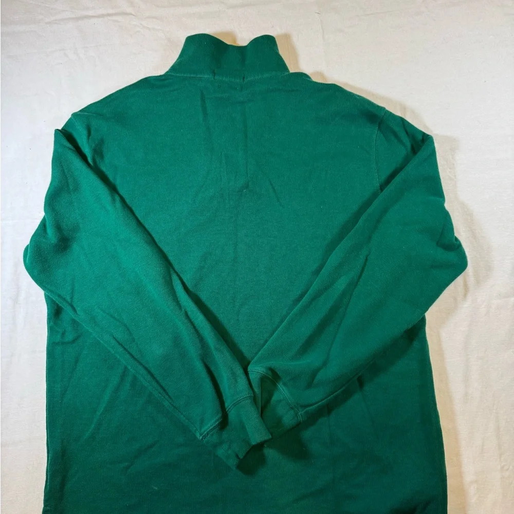 Men’s Polo by Ralph Lauren Green Quarter-Zip Sweater - Picture 10 of 10